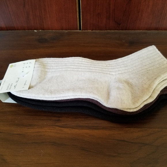 NWT Andeawy 3 Pair of Ankle Socks - Picture 5 of 5